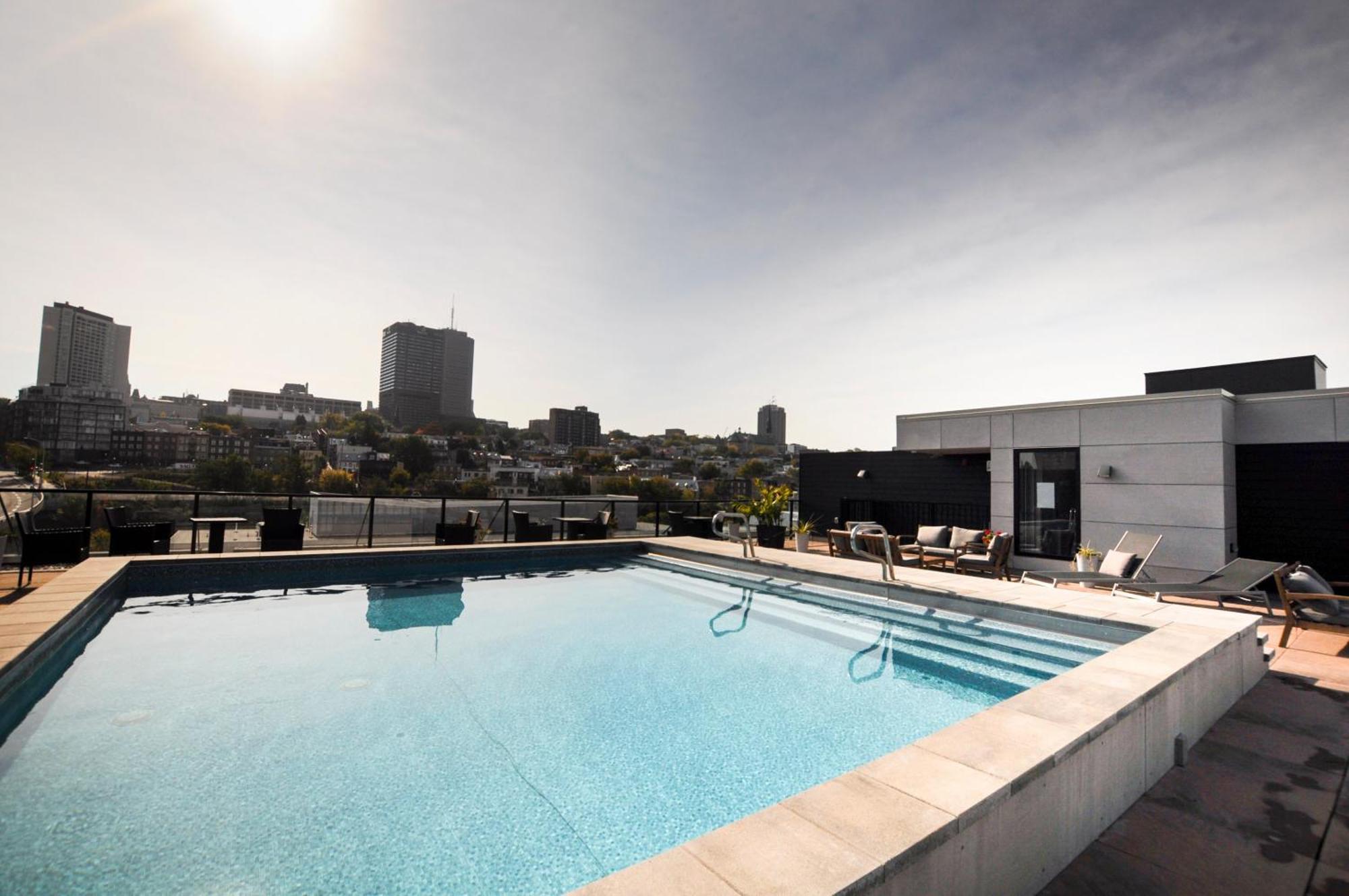 Downtown Penthouse Condo With Breathtaking City Views Québec Exterior foto