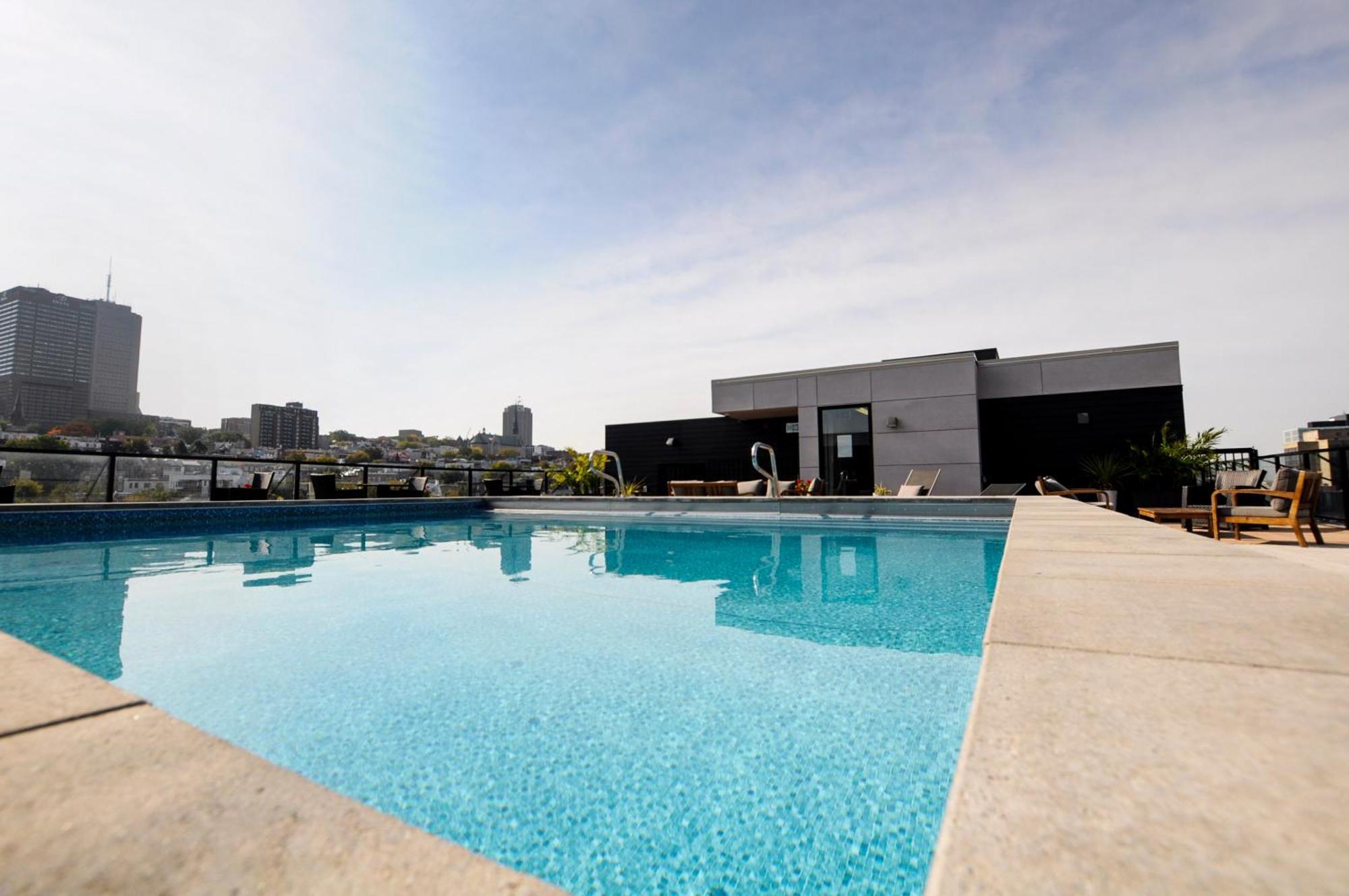 Downtown Penthouse Condo With Breathtaking City Views Québec Exterior foto